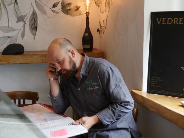 Le chef, cuisinier et restaurateur
